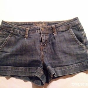 Denim shorts